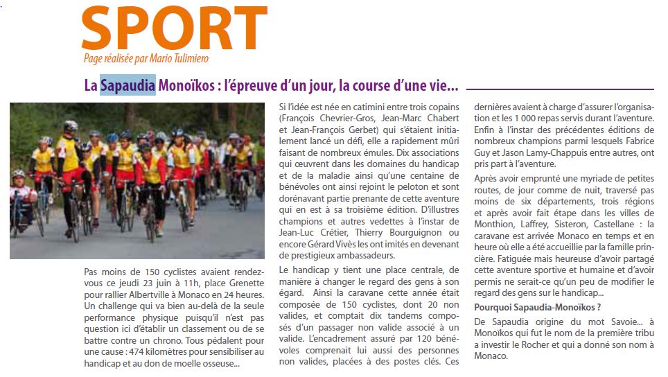 sapaudia-monoikos 2011-le mag albertville N 12 juin-sept 2011